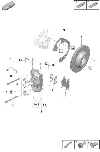 603-015 - Freins a disque
Essieu arriere