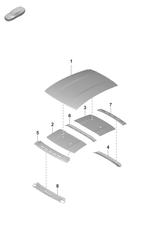 801-550 - Panneau de toit exterieur
insonorisant