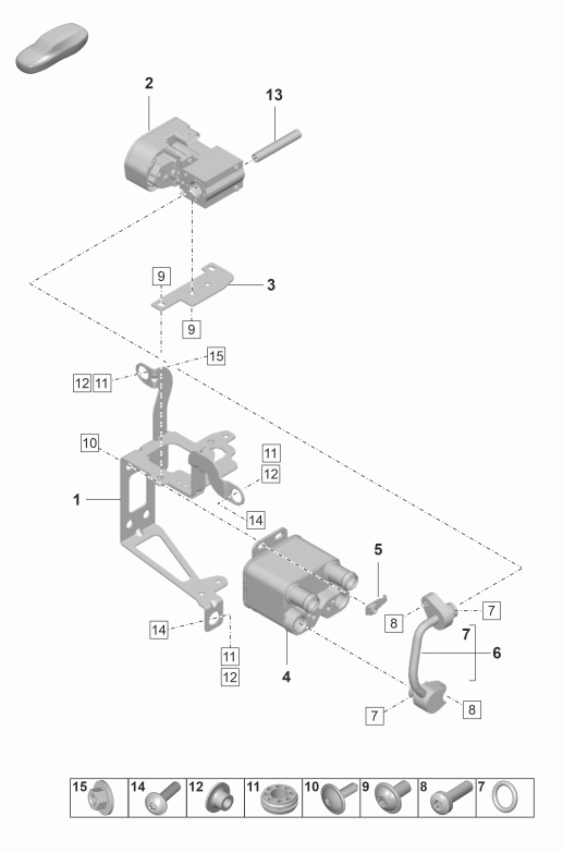 814-500 - Climatiseur
pieces detail
p. vehicules avec
2e echangeur de chaleur
et
Detendeur