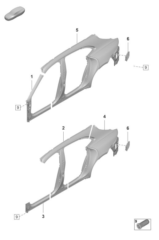 801-525 - Section - Panneau lateral