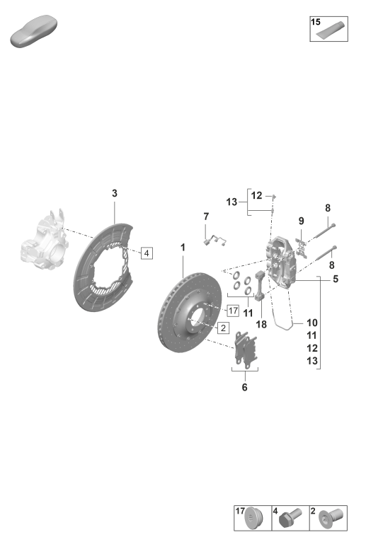 603-010 - Freins a disque
Essieu arriere