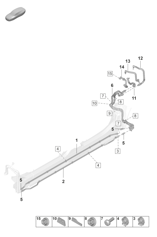 155-070 - Conduit liq. refroidissement