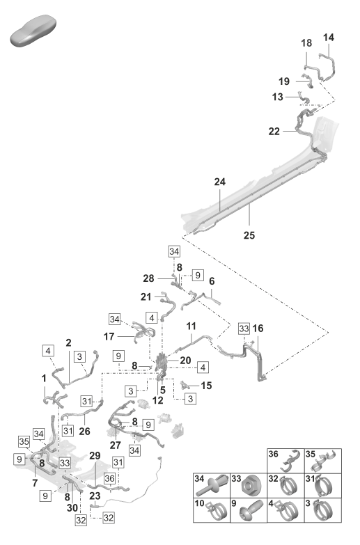 155-052 - Conduit liq. refroidissement
