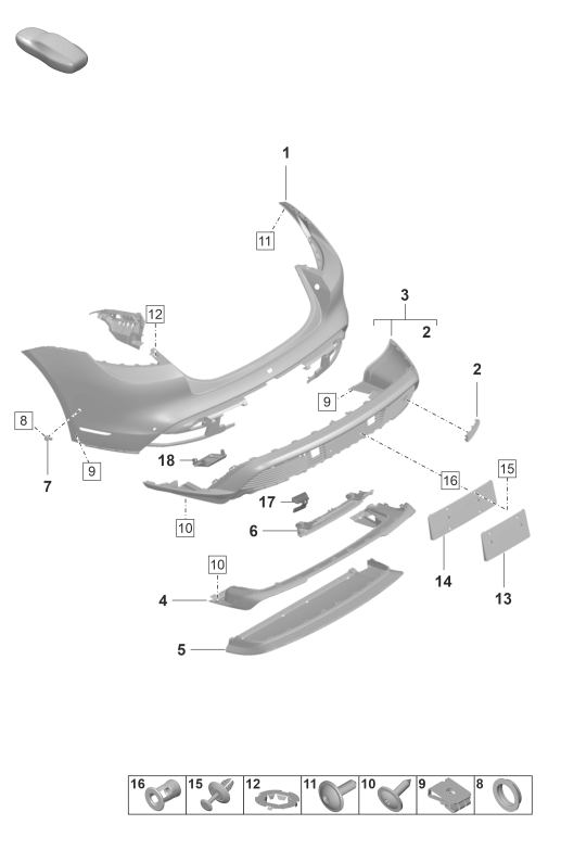 802-520 - pare-chocs
Turbo
et
GTS