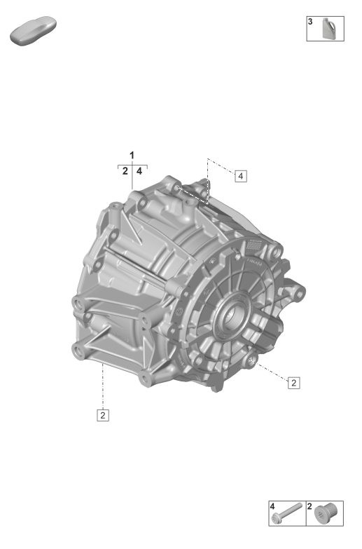 354-000 - Boite de vitesse essieu avant