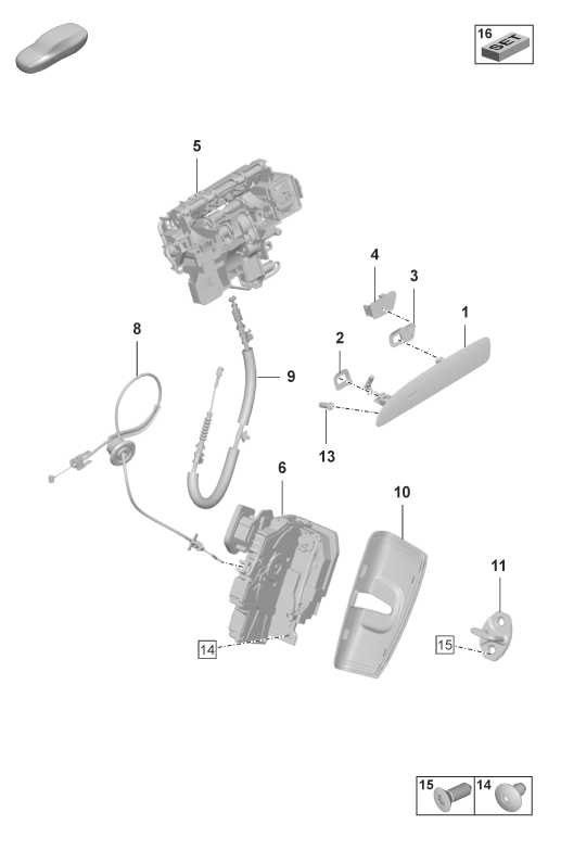 804-300 - Poignees de porte
Serrure de porte