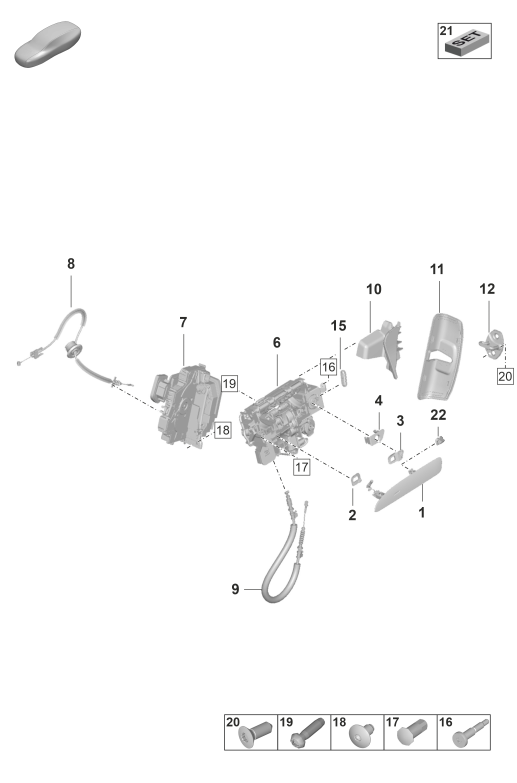 804-100 - Poignees de porte
Serrure de porte