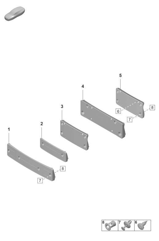 802-310 - support p. plaque de police
Pack Sport Design
