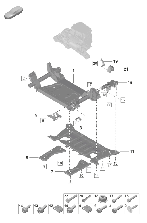 401-000 - Traverse
cadre auxiliaire