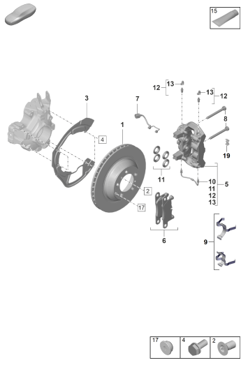 603-000 - Freins a disque
Essieu arriere