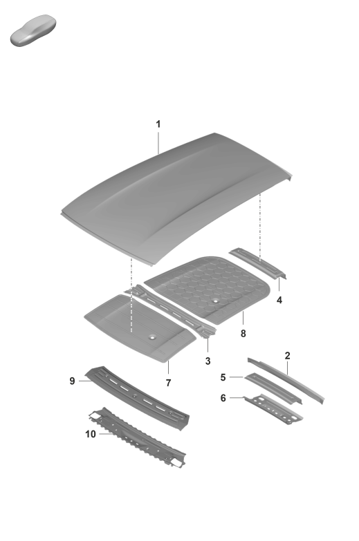801-575 - Panneau de toit exterieur
insonorisant