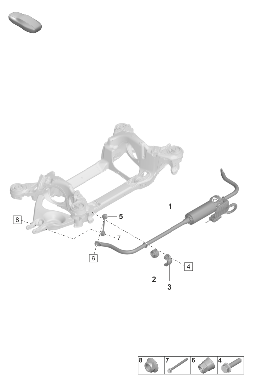 501-300 - Barre stabilisatrice
pour véhicules avec
système anti-roulis
électronique