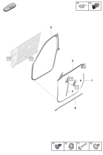 804-050 - portes
Elements carross.amovibles
Joints