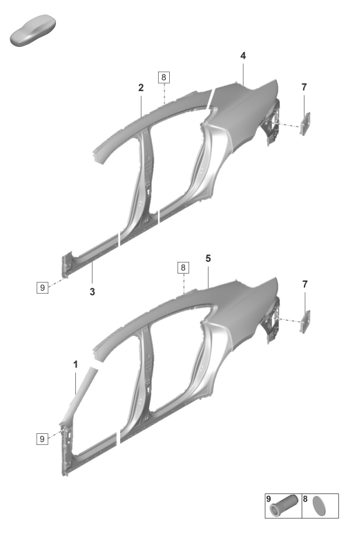 801-500 - Section - Panneau lateral