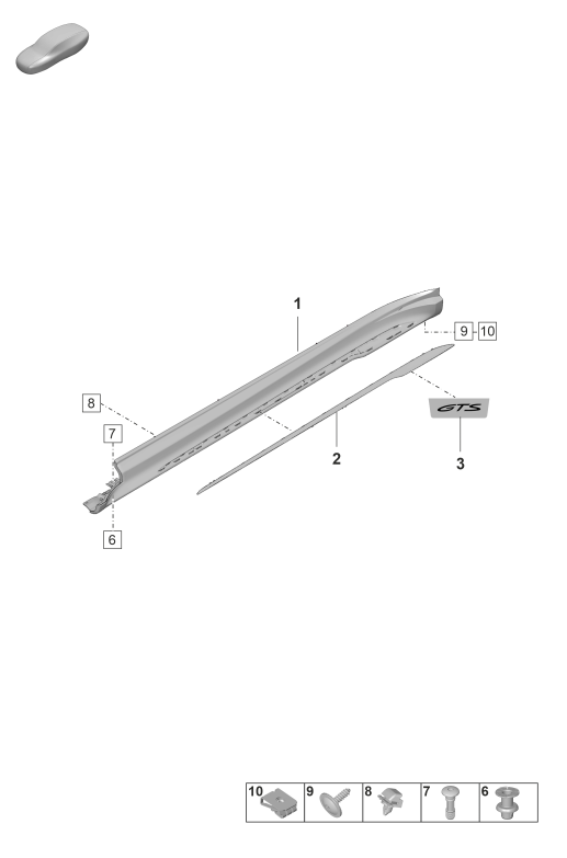 810-275 - Garniture bas de caisse
Elements carross.amovibles