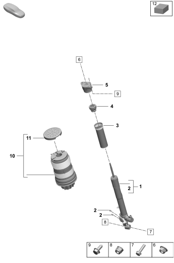 502-020 - Suspension pneumatique
Amortisseur