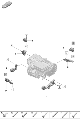 159-050 - Suspension de moteur
Essieu arriere
SL:0EMD