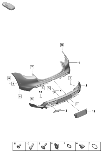 802-560 - pare-chocs
pour variante d'équipem.
Turbo
Sport Turismo