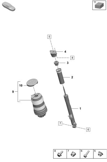 502-000 - Suspension pneumatique
Amortisseur