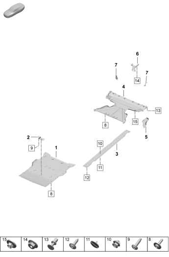 801-700 - Revetement de soubassement
Elements carross.amovibles