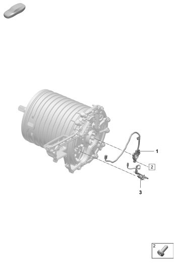 153-050 - Moteur princ. entrain. electr.
Essieu arriere
Capteurs