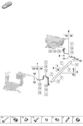 155-070 - Conduit liq. refroidissement