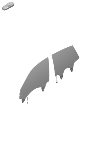 805-012 - Glace de porte