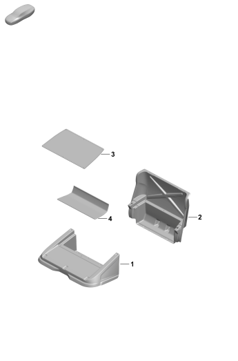 818-100 - SIege arriere
revetement p. banquette ar