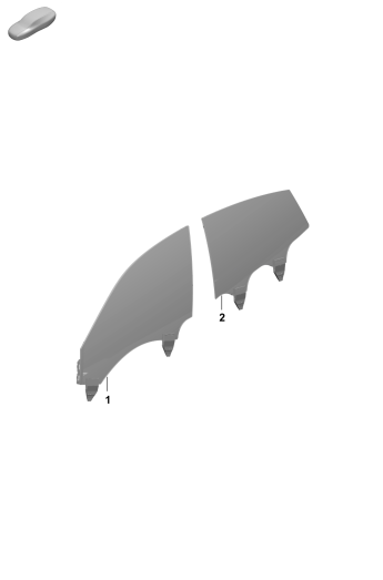 805-010 - Glace de porte