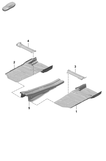 801-200 - Tole de plancher
traverse de siege
tunnel
Pour commander, indiquer
numero d'identif. du vehicule.