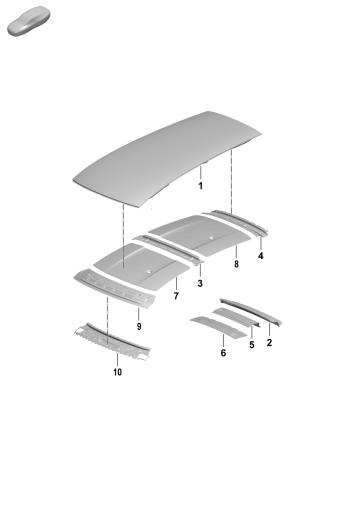 801-470 - Panneau de toit exterieur
Traverse