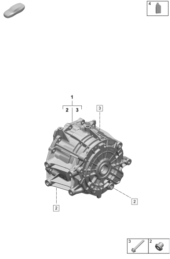 354-000 - Boite de vitesse essieu avant