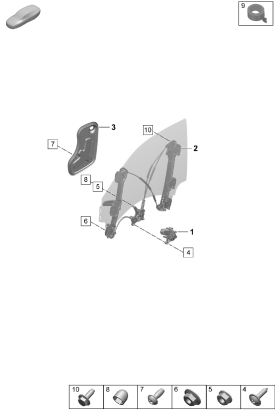 804-300 - leve-glace
Moteur de leve-glace
Elements carross.amovibles