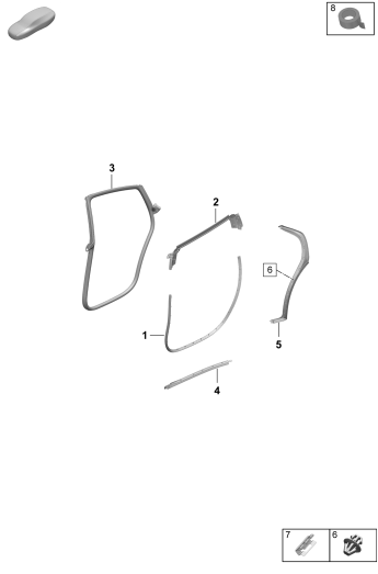 804-170 - joint de porte
Elements carross.amovibles