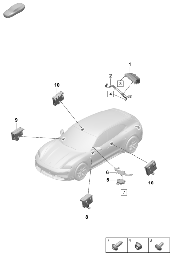901-200 - Calculateur pour chassis
Régulation active amortissem.
Calc. commande de portes