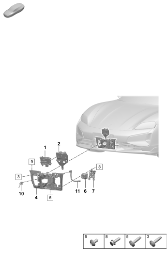 915-200 - pieces detail
pour vehicules avec systeme
de vision nocturne