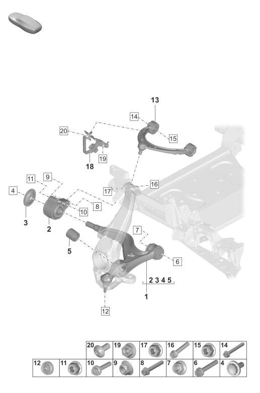 401-050 - bras transversal