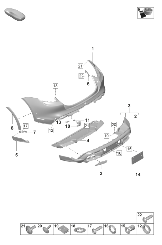 802-660 - pare-chocs
Taycan Turbo
Taycan Turbo S
Pack Offroad Design