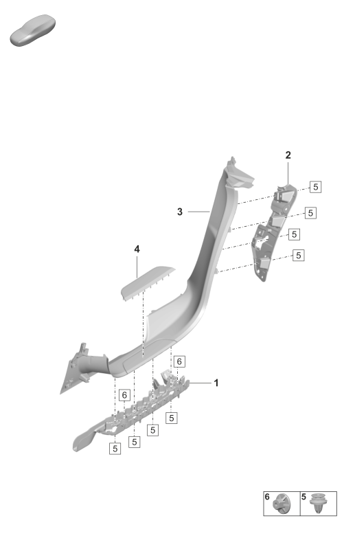 807-240 - Enjoliveur de seuil de porte
cache