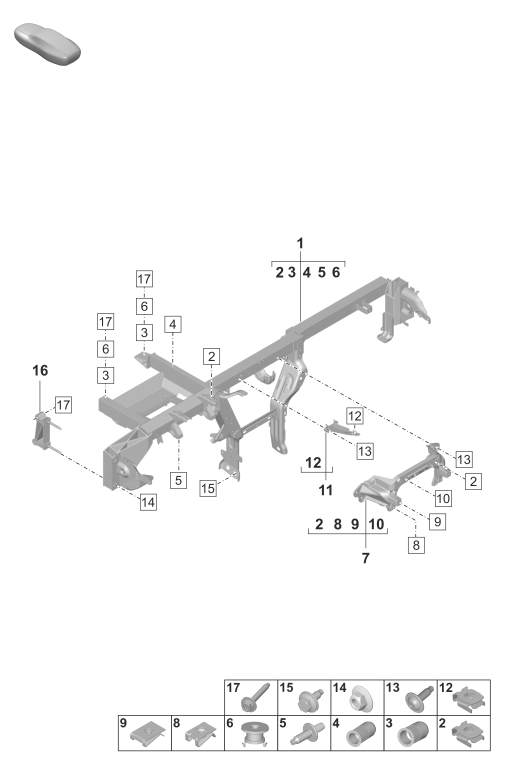 809-120 - support montage p.tabl.de bord
et
Petites pieces