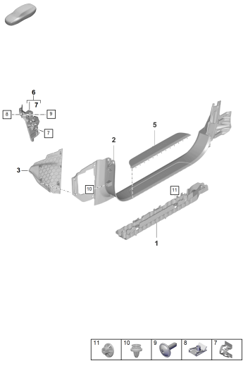 807-220 - Enjoliveur de seuil de porte
cache