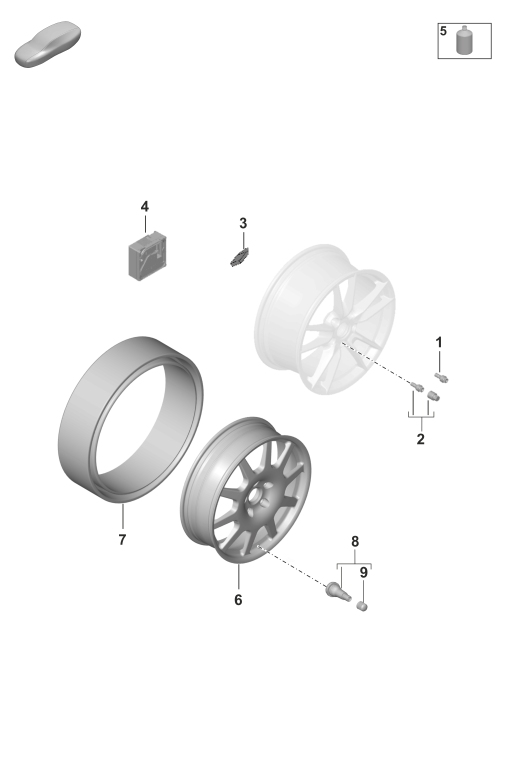 601-300 - pieces detail
