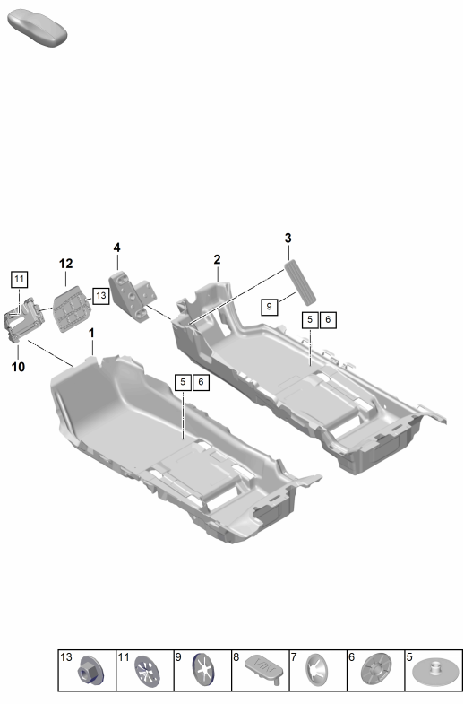 807-105 - Revetement de plancher (tapis)
Garnitures