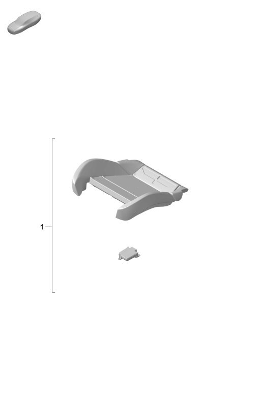 817-450 - Kit de reparation pour syst.
detection d'occupation siege
(cote passager)
seulement p.: