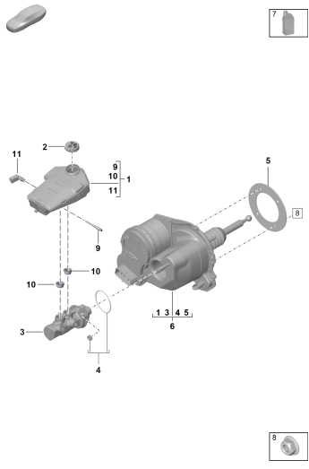 604-000 - Dispositif servo-frein
(electromagnetique)