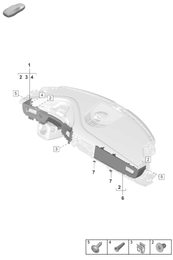 809-060 - moulure p. planche bord