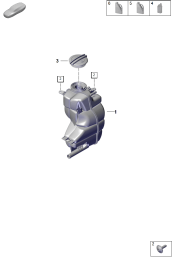 105-110 - Refroidisseur a refrigerant
Reserv.compens liq. refroidis.
Conduite de purge