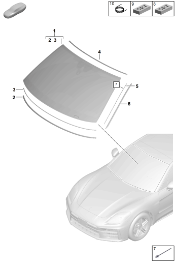 805-000 - Pare-brise
projection sur le pare-brise
(Head-up-Display)