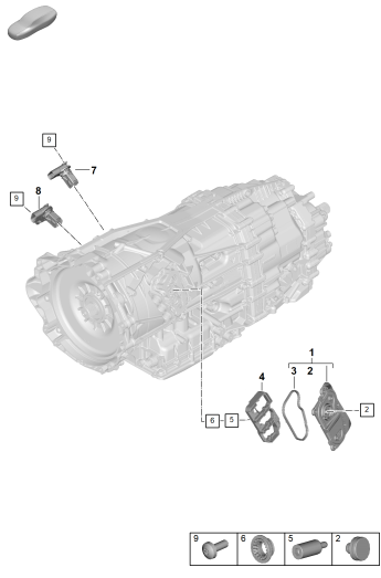 302-040 - Boîte vit. embr.double 8 rap.
- PDK -
pour vehicules avec
transmission hybride
Elements carross.amovibles