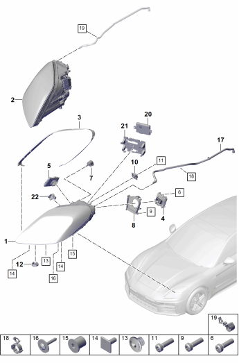 908-100 - Projecteur a DEL